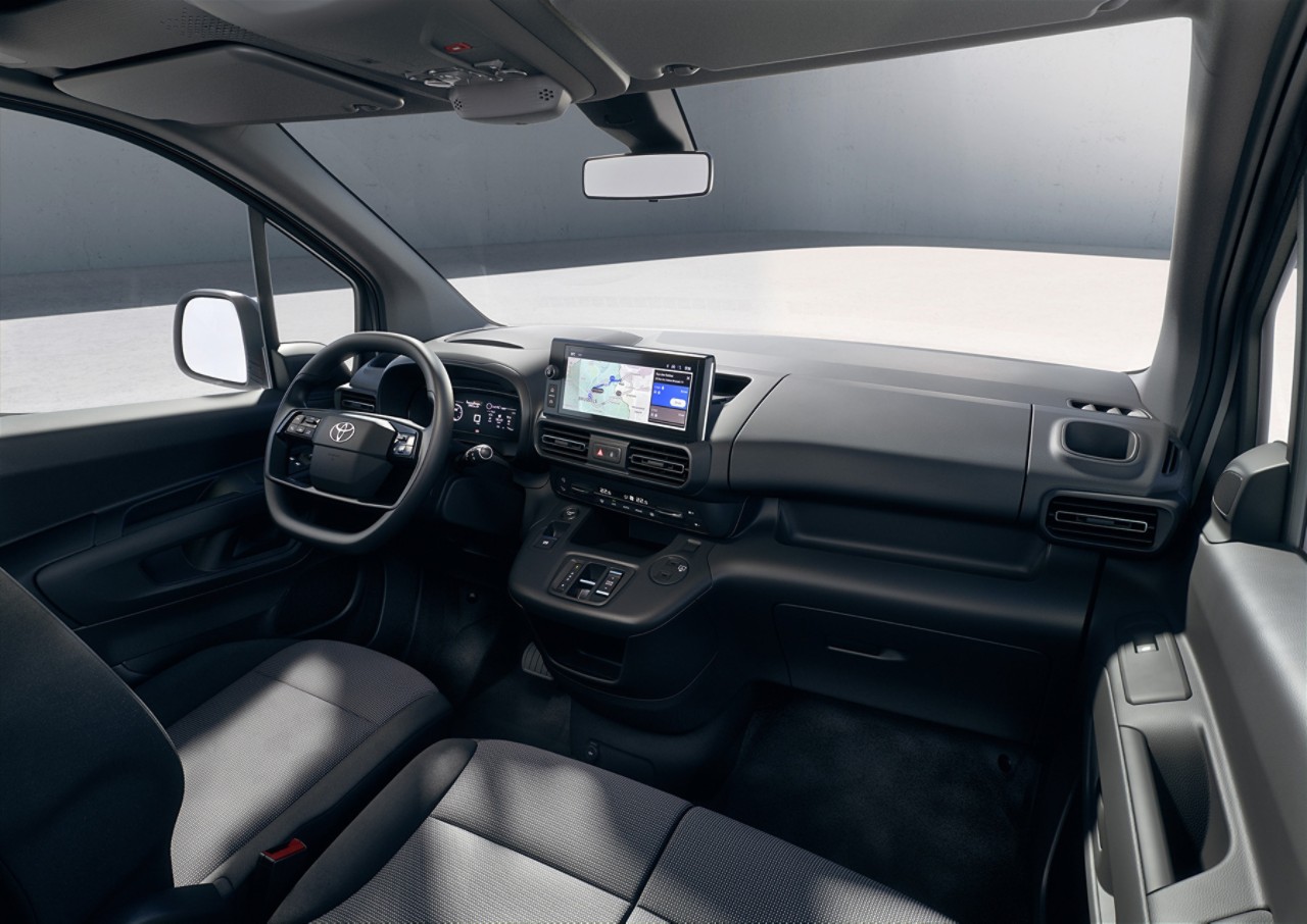 The Proace City’s premium , well-appointed interior 